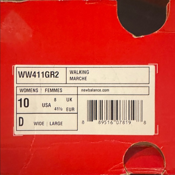 Woman’s New balance 411 V2 size 10 D (Wide) - Picture 7 of 7